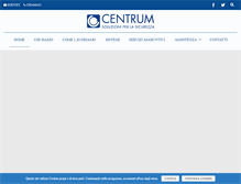 Tablet Screenshot of centrumsrl.it